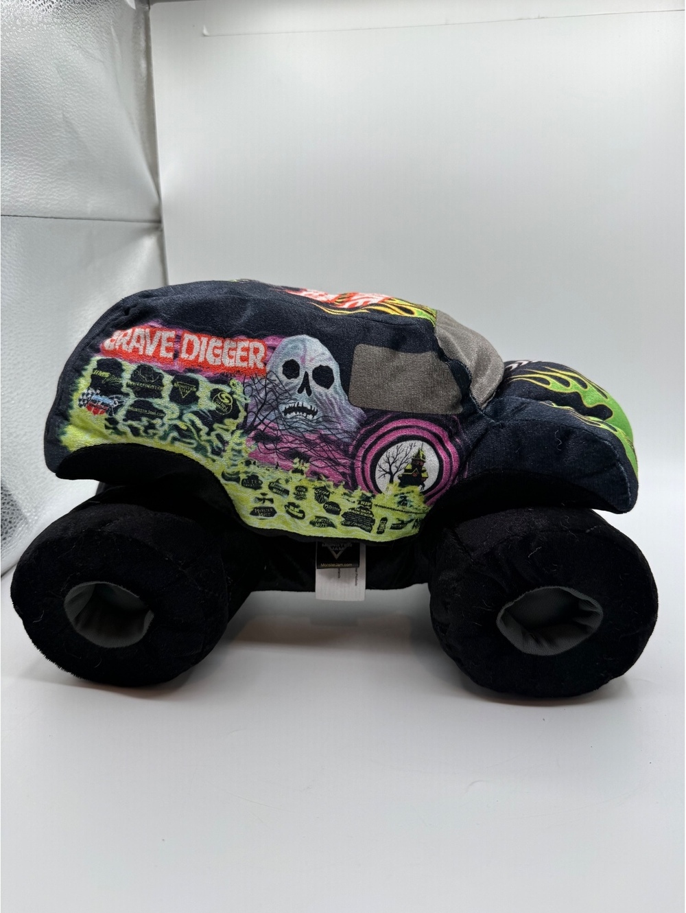 Monster Jam Grave Digger Plush Monster Truck Toy